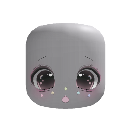 animated tweencore moe stars face (pink)
