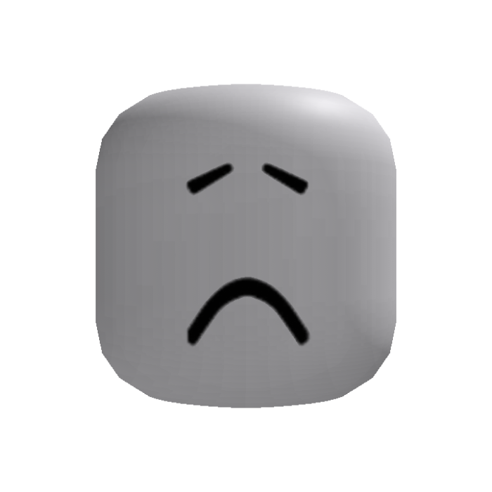 Classic Depressed Face