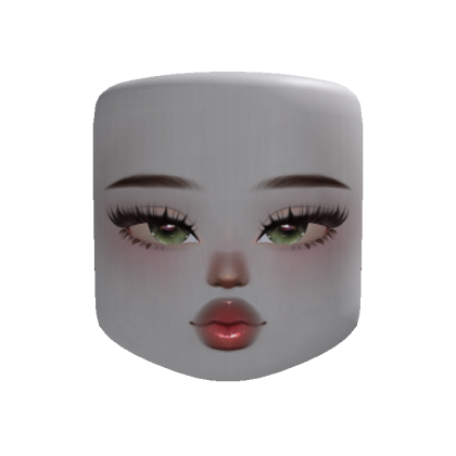 Cute Trendy Preppy Makeup Face V2 (Customizable)