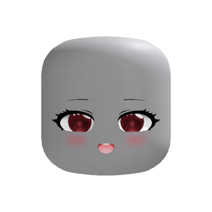 [Animated] Cute Kawaii Vampire Face W Big Red Eyes