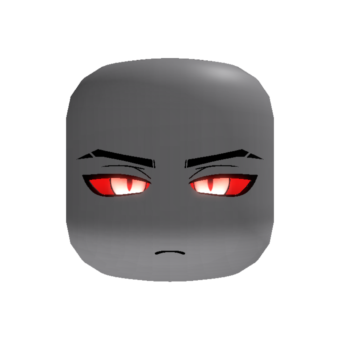 [GLOWING] Intimidating Red Shadow Bored Aura Eyes