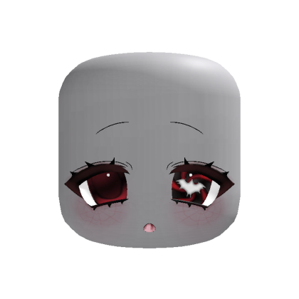 Cute Halloween Vampire Bat Kawaii Moe Face Red