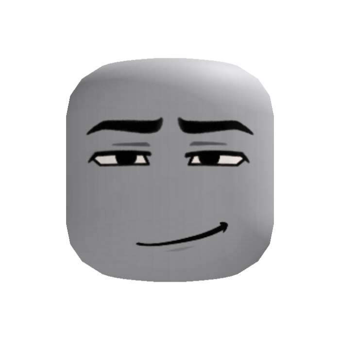 Calm Smirk Man Face