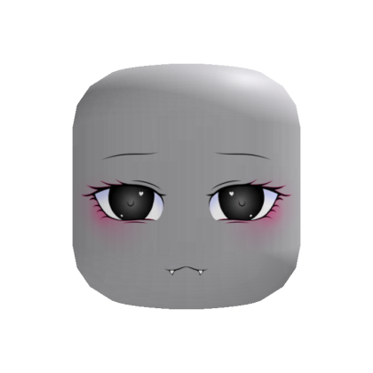 Trendy Chibi Fangs Face
