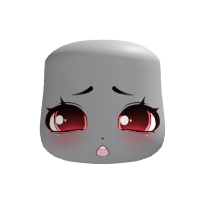 🐇 shy concerned bunny cute face red