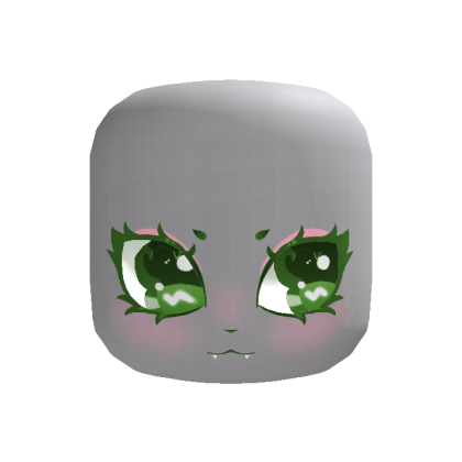 Cute Starry Eyes Vampire Green (Animated)