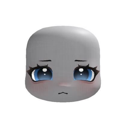 (animated) blue chubby cheeks puppy eyes pout