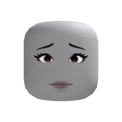 Worried Gaze Girl Face
