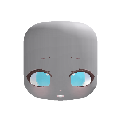 animated cyan cutesy tweencore teeth smile face