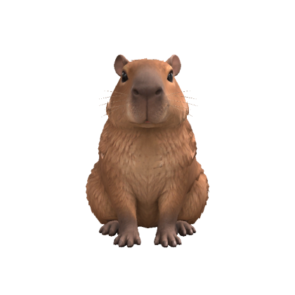 Capybara Head Following Eyes