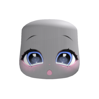 blue dolly anime face