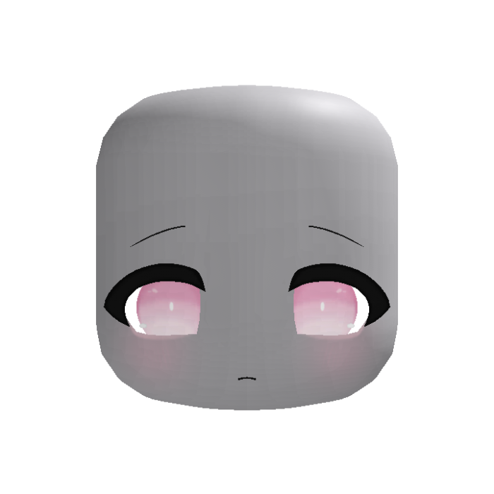 🦴 sad adorable doll anime moe face baby pink