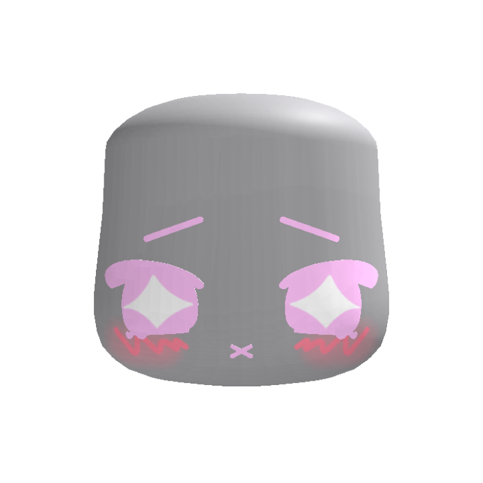 (Animated) Wii Mii Pink Starry Eyes Face