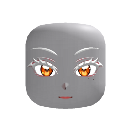 Albino Kawaii Bat Lash Face Orange