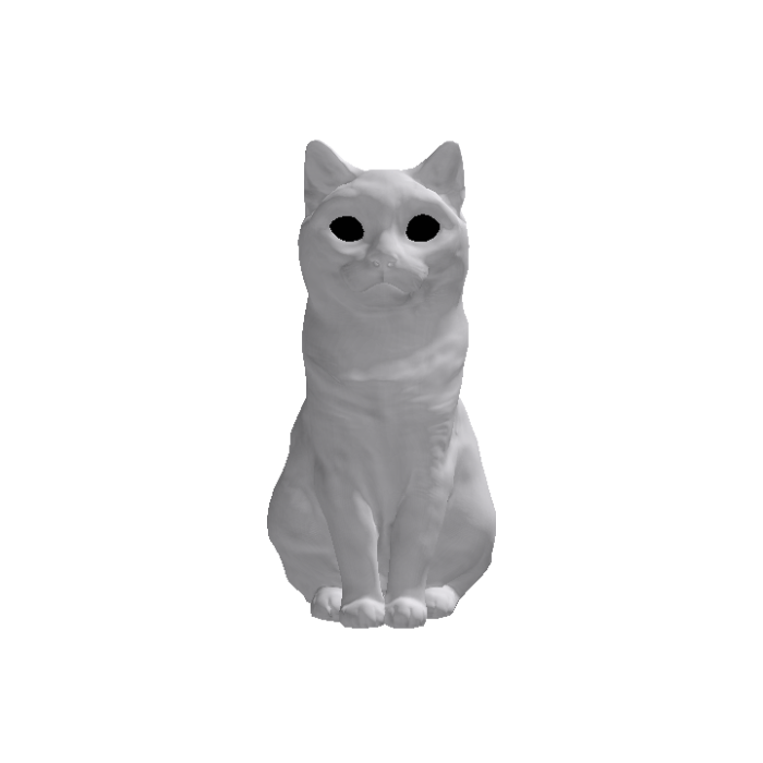 Sitting Head - Recolorable