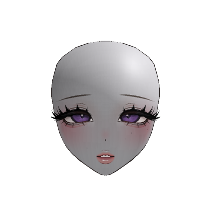 Elegant Pretty Anime Girl Face