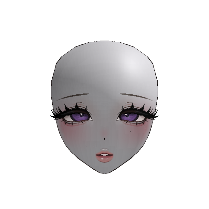Elegant Pretty Anime Girl Face