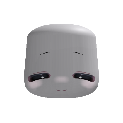 anime chibi kitty closed eyes face