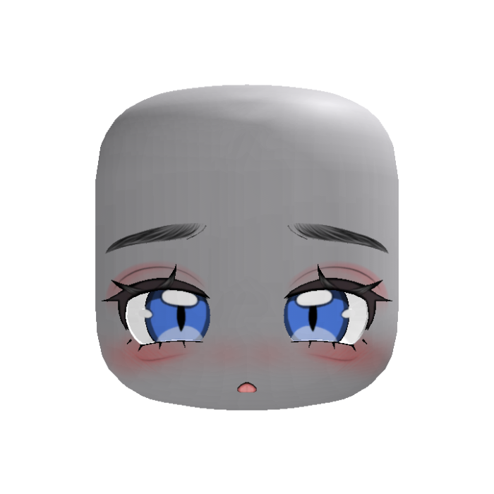 ♡ kawaii soft anime girl face ♡