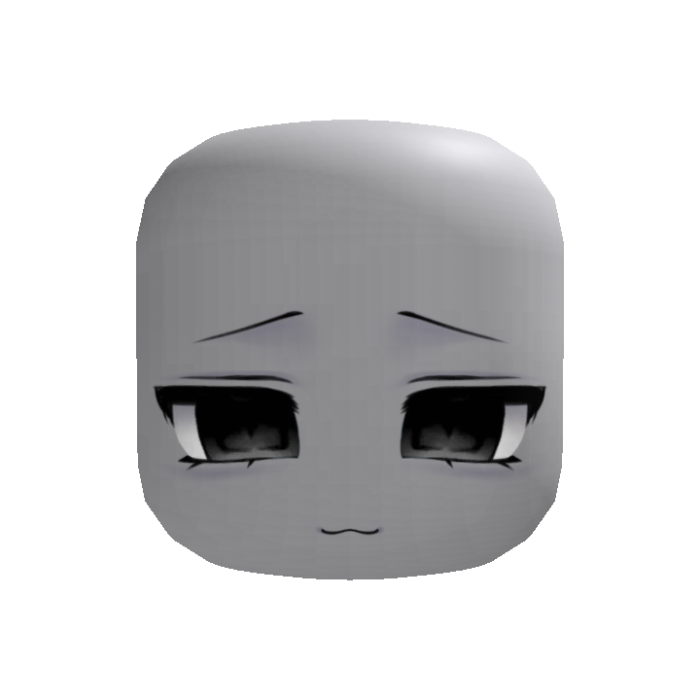 depressed sad anime moe face black