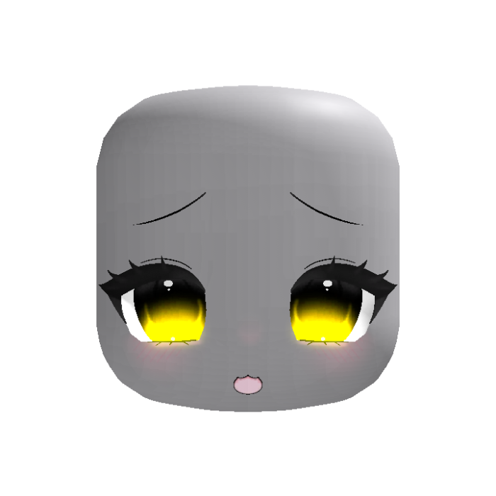 [EMISSIVE] Glowing Cute Kawaii Anime Eyes Yellow