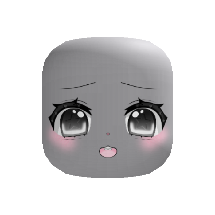(・∀・) Dreamy Doll Face pouty expression - black