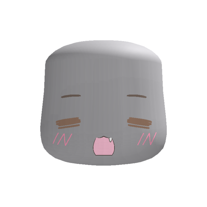 Drowsy Sleepy blush Chibi Yawn