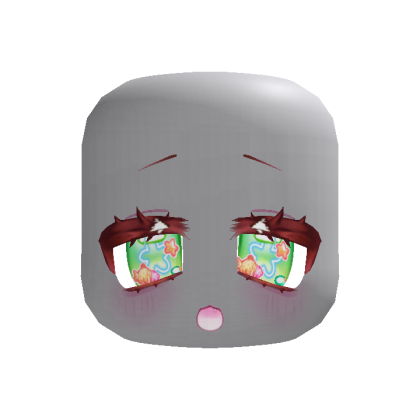 (animated) excited taiyaki anime eyes in green