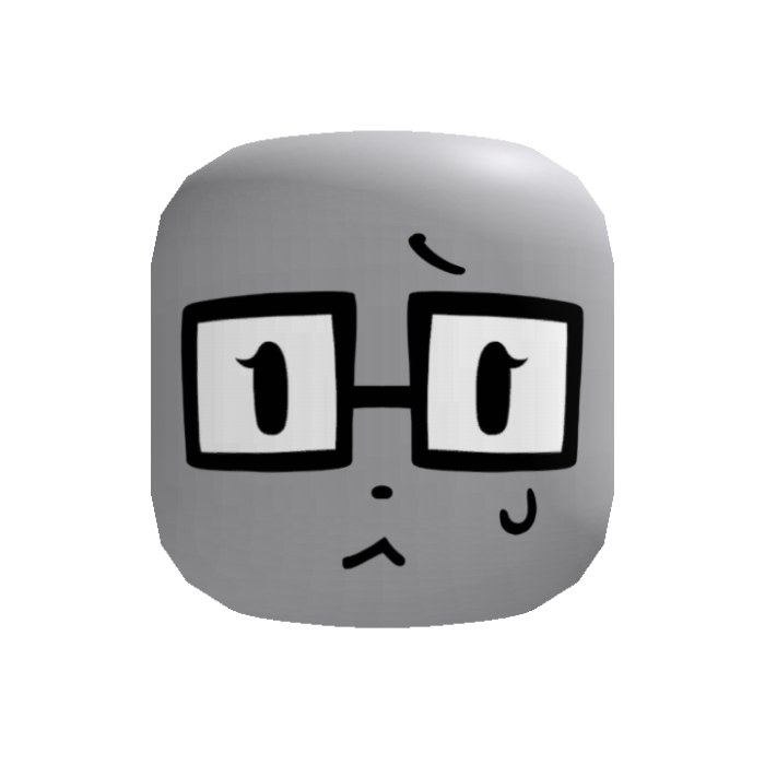 Smart Nervous Cat Face