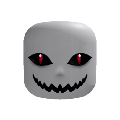 Evil spooky demon head