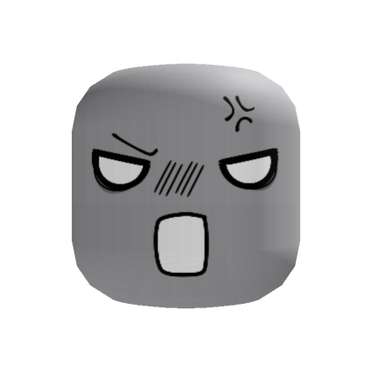 Angry annoyed face (Recolorable) - Roblox