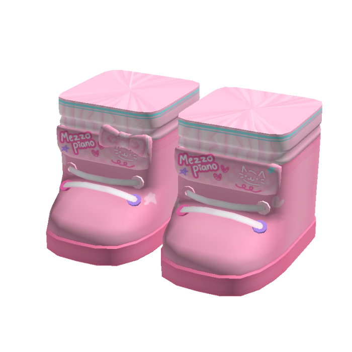 Adorable Kawaii Pink Mezzo Piano Mimi Shoes