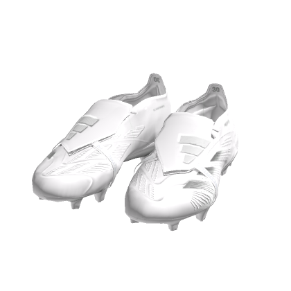 Adidas 24 White and Silver Football Boots thumbnail