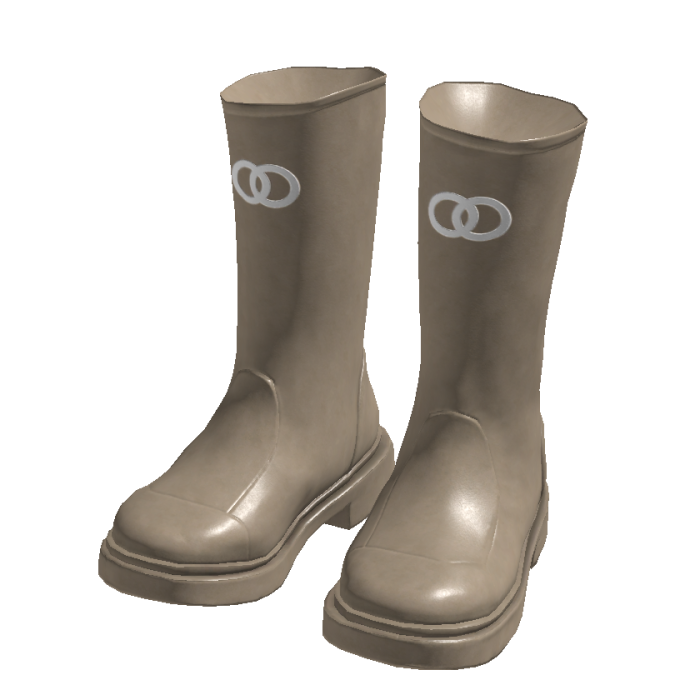 CC Rain Boots Beige