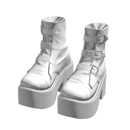 White Platform Boots