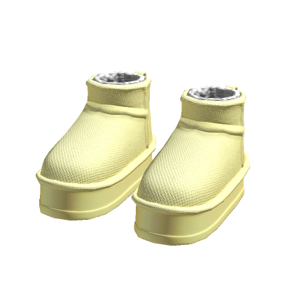 Yellow Winter Boots