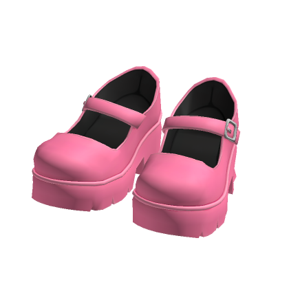 pink mary janes