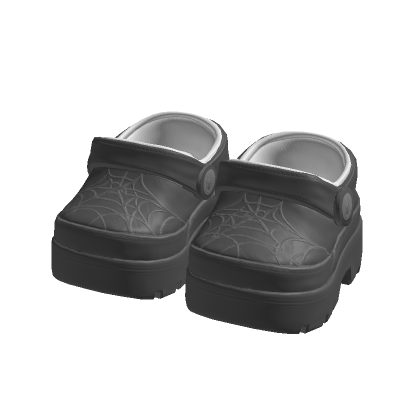Grey Chunky Spider Clogs 3.0