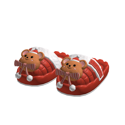 🍀Christmas Cute  Winter Bear Slippers thumbnail