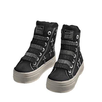 SLICK TOWENS GREY CHUNKY SHOES