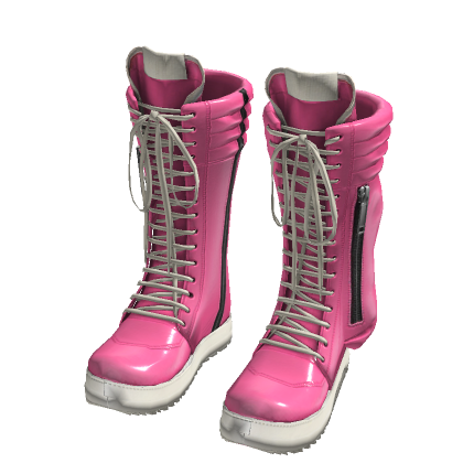 Cargo Basket Sneakers (Hot Pink) thumbnail