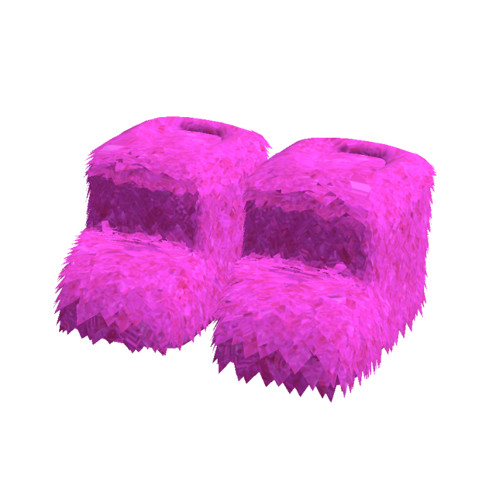 Pink Fuzzy Fur Boots