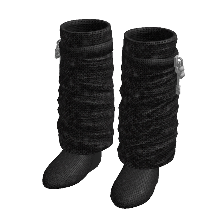 Boujie Diamond Heeled Boots Black