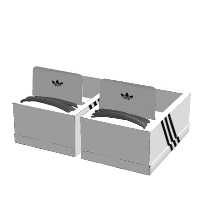 adidas White Classic Bloxy Shoes thumbnail