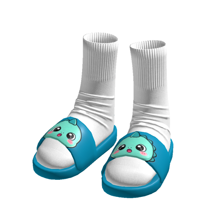 Cartoon Dino Sock Slippers[MAX]