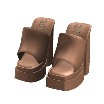 Chunk block heels - Tan (It Girl) thumbnail