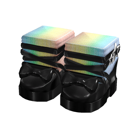black pastel doll shoes thumbnail