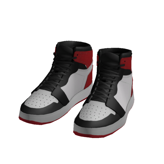 Dark Red Basketball High-Tops