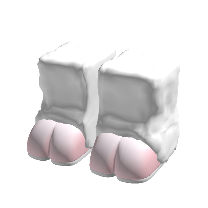 Goat Sheep Hoof Shoes In White Pink