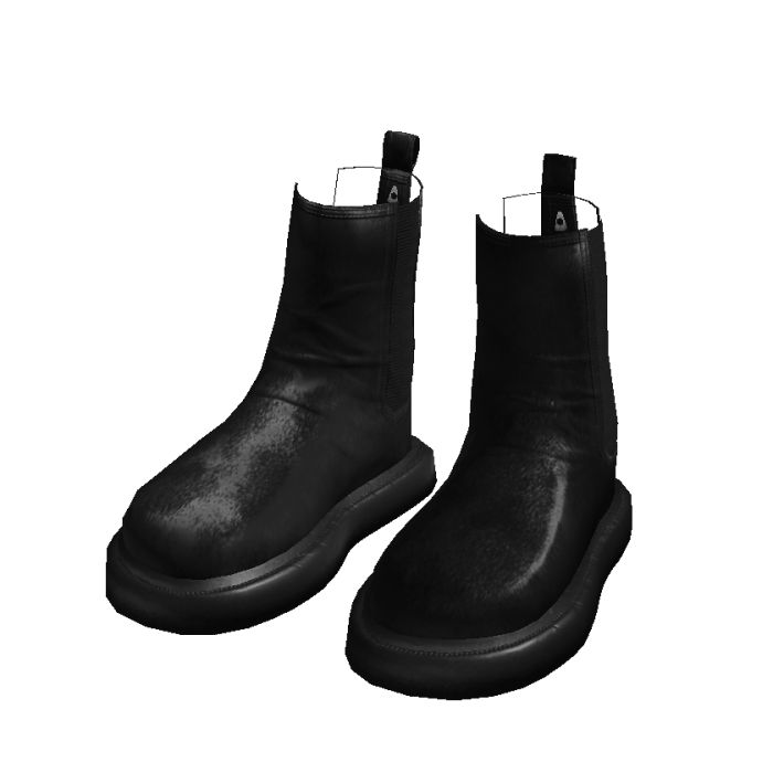Black Velvet Chelsea Boots
